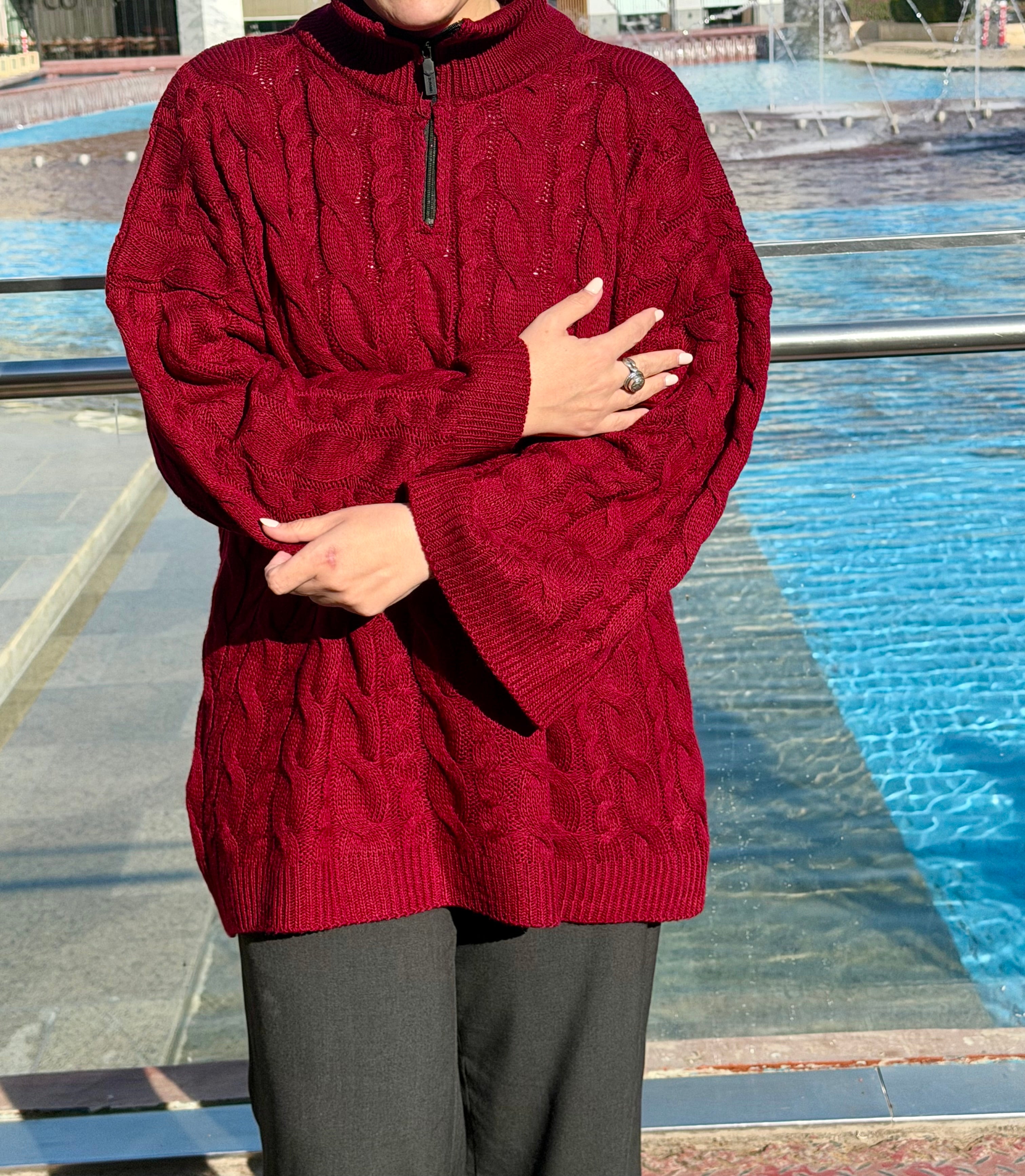 Urban Knit Zip Pullover