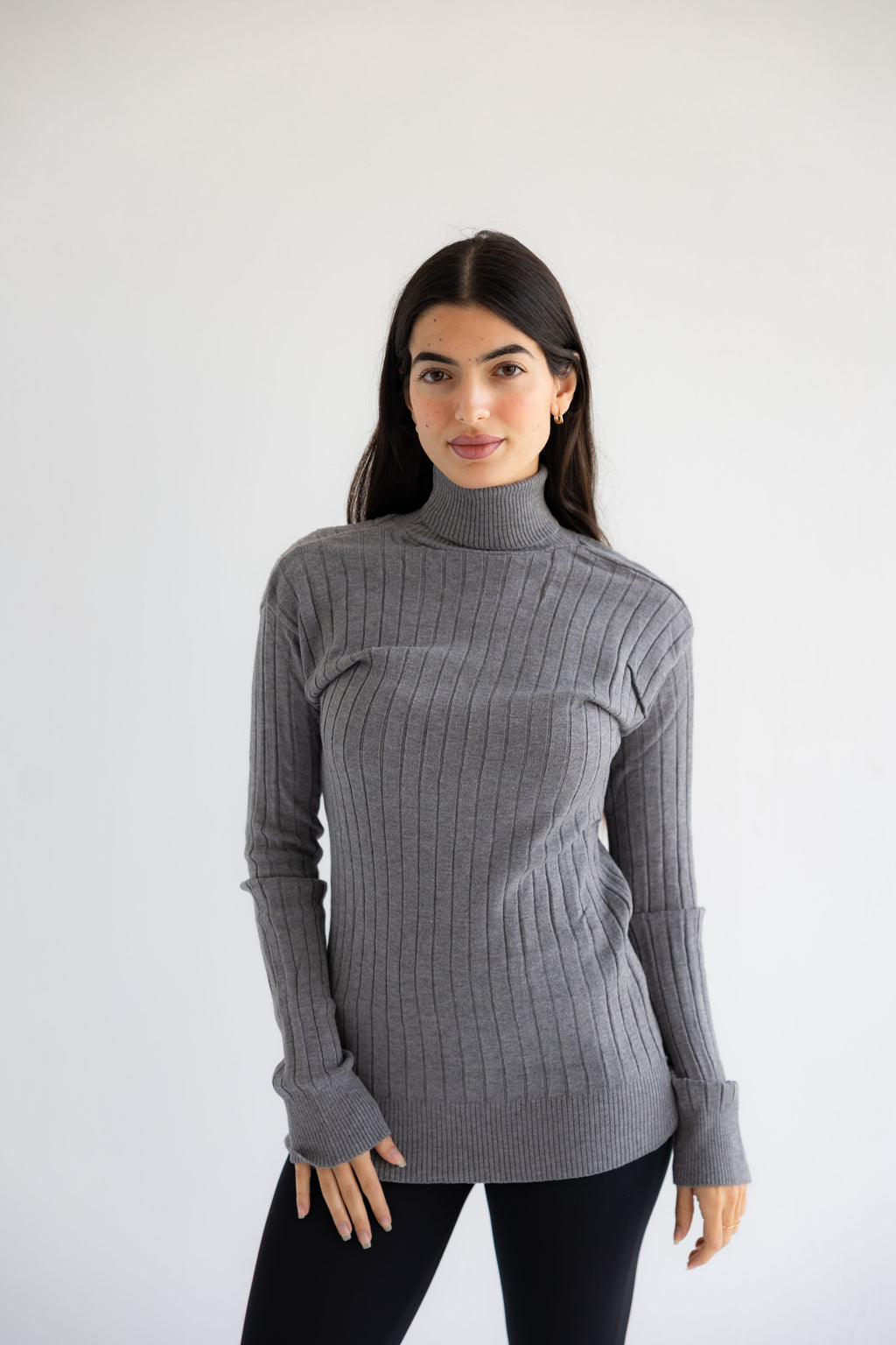 The Basic Ribbed Pullover